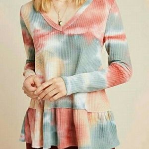 Anthropolgie Eri+Ali Tie Dye long sleeve XS